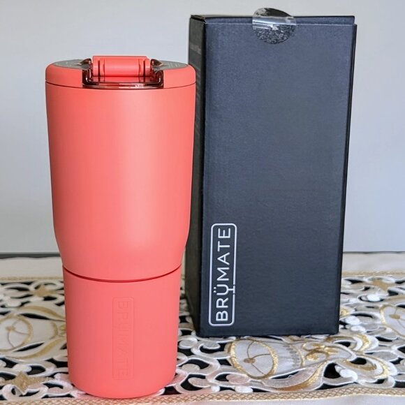 NWT LIMITED EDITION BruMate NAV 25oz Tumbler, PAPAYA - Picture 2 of 6